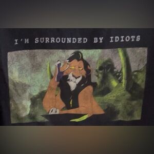 Disney Lion King T-Shirt Black Color NWOT